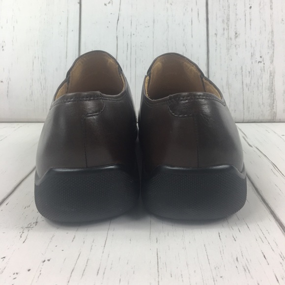 Polo Ralph Lauren Leather Plain Toe Slip On Shoes - Picture 5 of 6